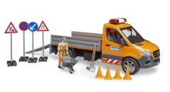 Bruder 2677 MB Sprinter Silničáři s figurkou a příslušenstvím