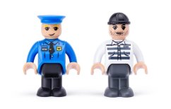 Autíčka k vláčkodráze - Policie, 4ks