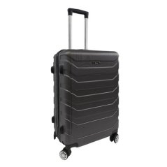 Bavy Cestovní kufr skořepinový 24" Ribs  Dark grey