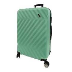 Bavy Cestovní kufr skořepinový 28" Waves Light green