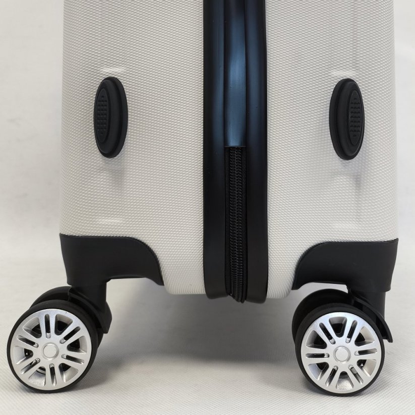 Bavy Cestovní kufr skořepinový 24" Stripes White