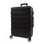 Bavy Cestovní kufr skořepinový 24" Ribs Black