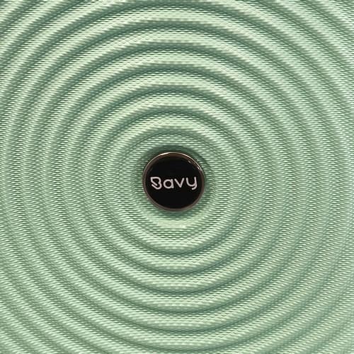 Bavy Cestovní kufr skořepinový 20" Circle Light green