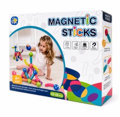 Magnetická stavebnice 42 ks Sticks