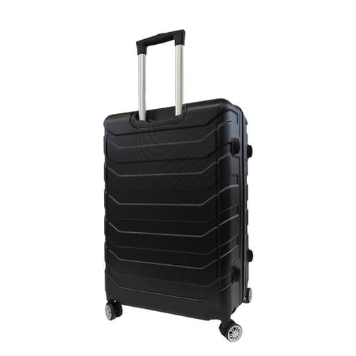 Bavy Cestovní kufr skořepinový 28" Ribs Black
