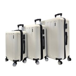 Bavy Cestovní kufr skořepinový White - set 3 ks