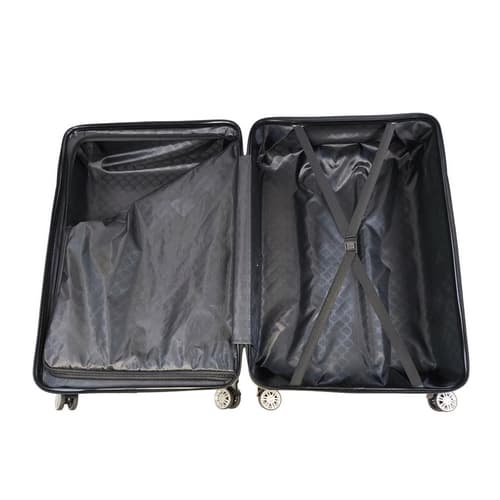 Bavy Cestovní kufr skořepinový 28" Ribs Dark grey