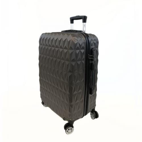 Bavy Cestovní kufr skořepinový 24" Diamond Dark grey