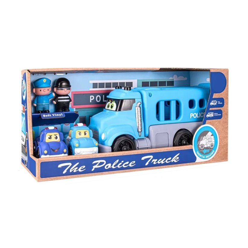 Bavytoy policejní truck s autíčky