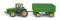 SIKU Farmer 1953 - Traktor John Deere s vlekem, 1:50