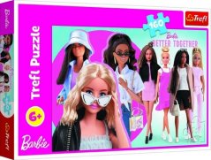 Puzzle Barbie a její svět 41x27,5cm 160 dílků v krabici 29x19x4cm