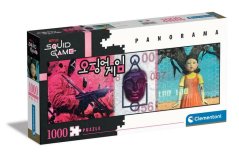 Puzzle 1000 dílků panorama - The Squid game