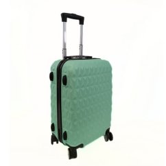 Bavy Cestovní kufr skořepinový 20" Diamond Light green