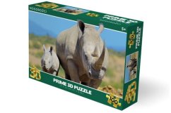 Puzzle 3D - Nosorožci