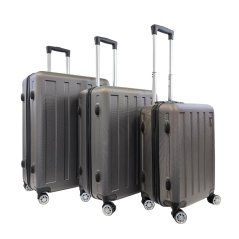 Bavy Cestovní kufr skořepinový Dark grey - set 3 ks