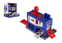 Garáž s policejním autíčkem