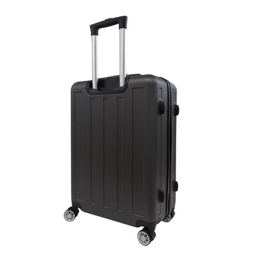 Bavy Cestovní kufr skořepinový 24" Stripes Dark grey