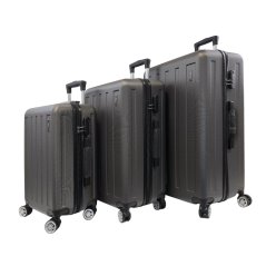 Bavy Cestovní kufr skořepinový Dark grey - set 3 ks