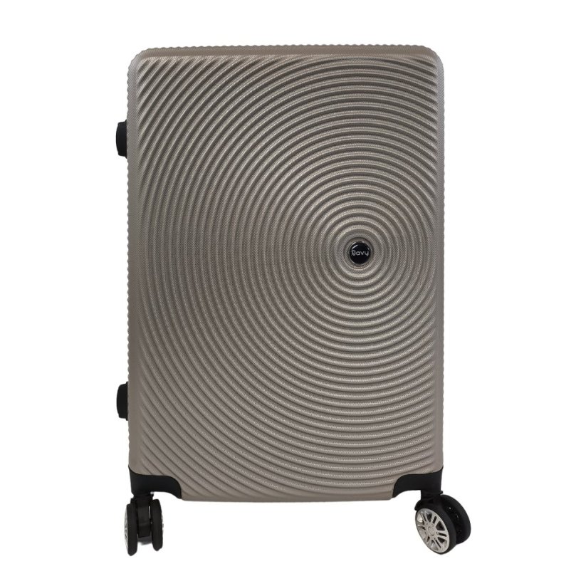 Bavy Cestovní kufr skořepinový 24" Circle Gold beige