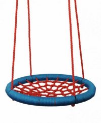 Woody Houpací kruh (průměr 85cm) - červenomodrý