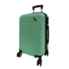 Bavy Cestovní kufr skořepinový 20" Waves Light green