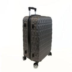 Bavy Cestovní kufr skořepinový 24" Diamond Dark grey