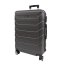 Bavy Cestovní kufr skořepinový 24" Ribs  Dark grey