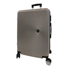 Bavy Cestovní kufr skořepinový 24" Circle Gold beige