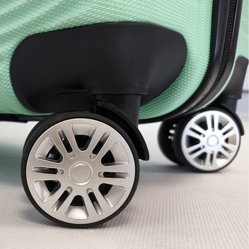 Bavy Cestovní kufr skořepinový 20" Circle Light green