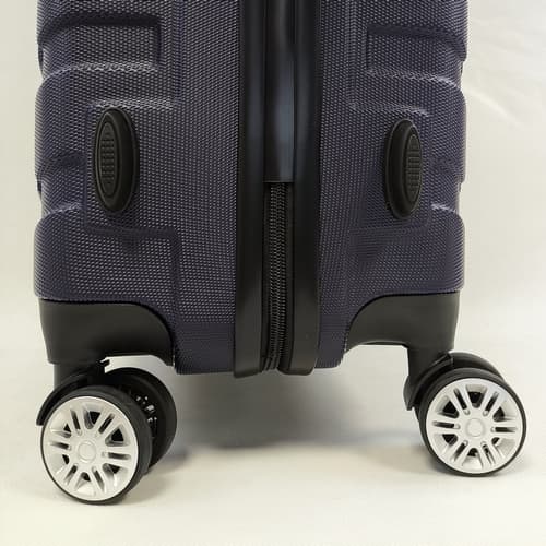 Bavy Cestovní kufr skořepinový 20" Ribs  Navy