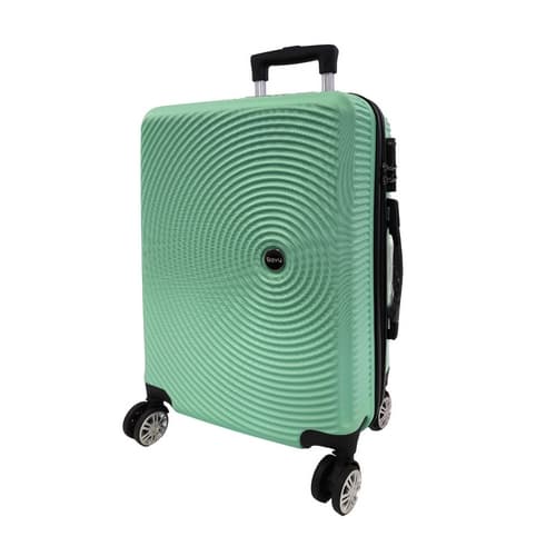 Bavy Cestovní kufr skořepinový 20" Circle Light green