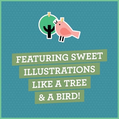 Petit Collage Karty ke kočárku Příroda