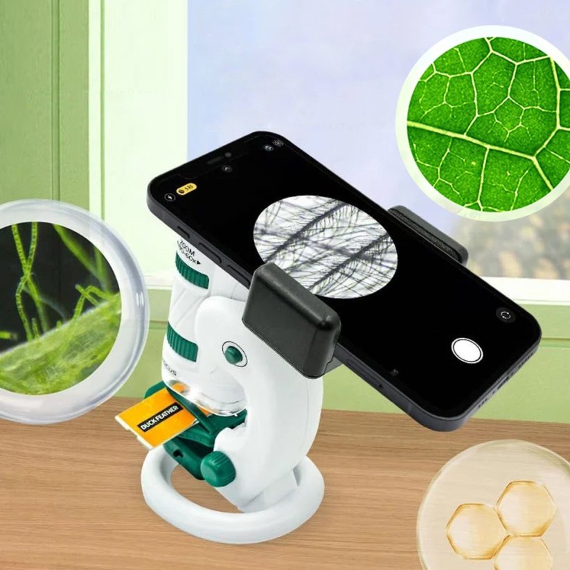 Dětský přenosný mikroskop