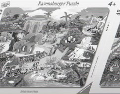 Puzzle Návštěva v ZOO, 30-48 dílků - Ravensburger