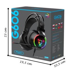 Herní sluchátka s mikrofonem