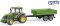 Bruder 2108 Traktor John Deere 5115 M s valníkem-šedá kola