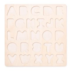 Puzzle ABC-masivní písmena na desce