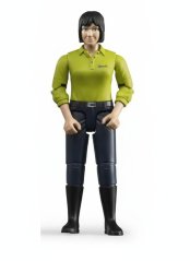 BWORLD 60405 Figurka Žena - zelená košile, tmavé kalhoty