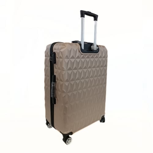 Bavy Cestovní kufr skořepinový 28" Diamond Gold beige
