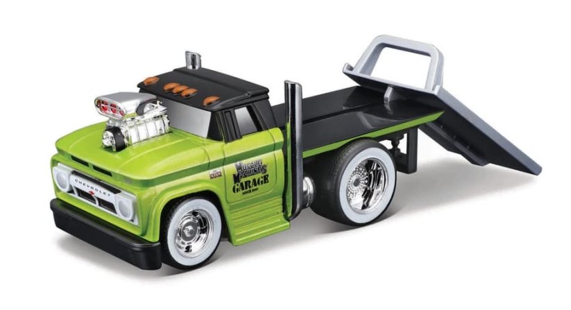 Maisto - Muscle Transports - 1966 Chevrolet C60 Flatbed Chevrolet El Camino, 1:64