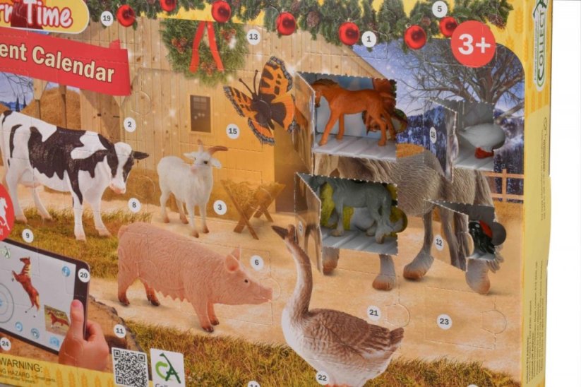 Adventní kalendář - farma a koně