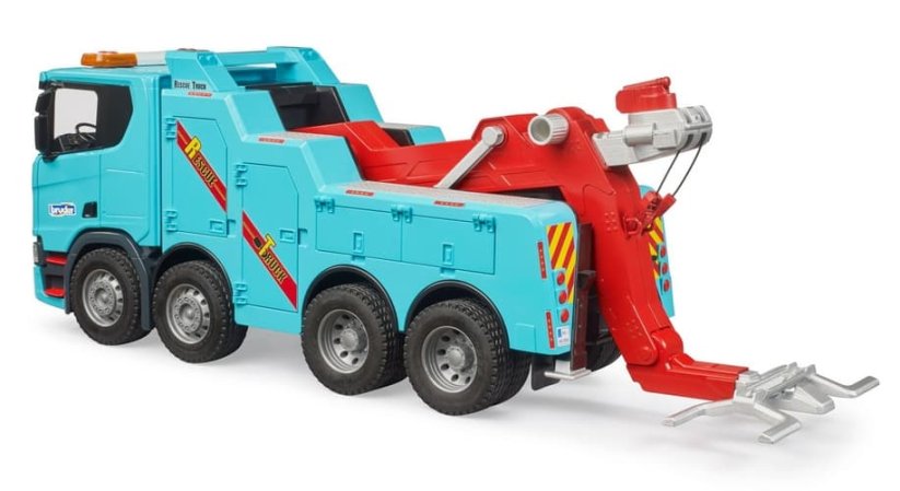 Bruder 3553 Nákladní auto Scania vyprošťovací a odtahový vůz