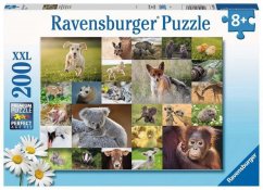 Ravensburger: Koláž zvířecích mláďat 200 dílků