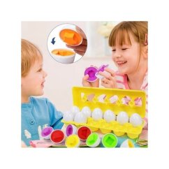 Montessori Vejce - Spojování  tvarů a barev