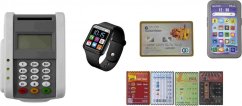 Plejo Platební terminál s mobilem a hodinkami