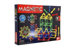 Magnetická stavebnice 148ks plast/kov