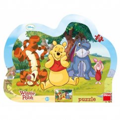 Puzzle Walt Disney Schovávaná s Medvídkem Pú 25 Dílků - Dino