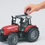 Bruder 2045 Traktor MASSEY FERGUSON se sklopným vozem