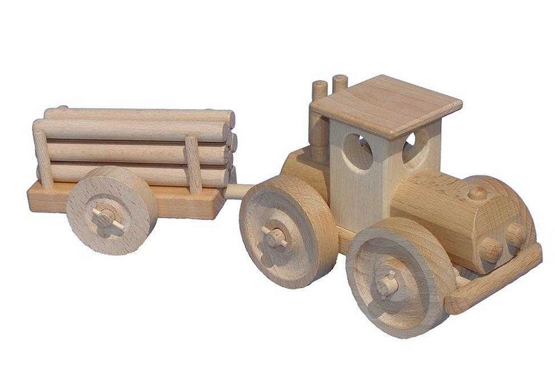 Dřevěné hračky - Materiál - dřevo