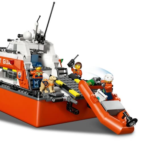 LEGO® CITY 60504 Záchranný člun pobřežní hlídky a vrtulník